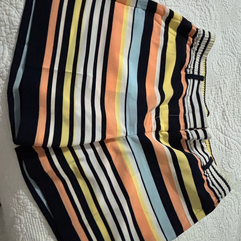 The Limited Colorful Striped Shorts
